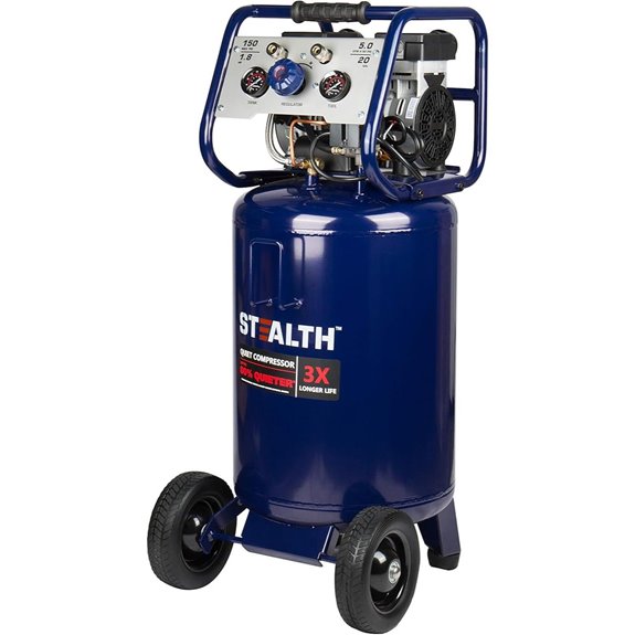 Stealth 20 Gallon Quiet Electric Air Compressor