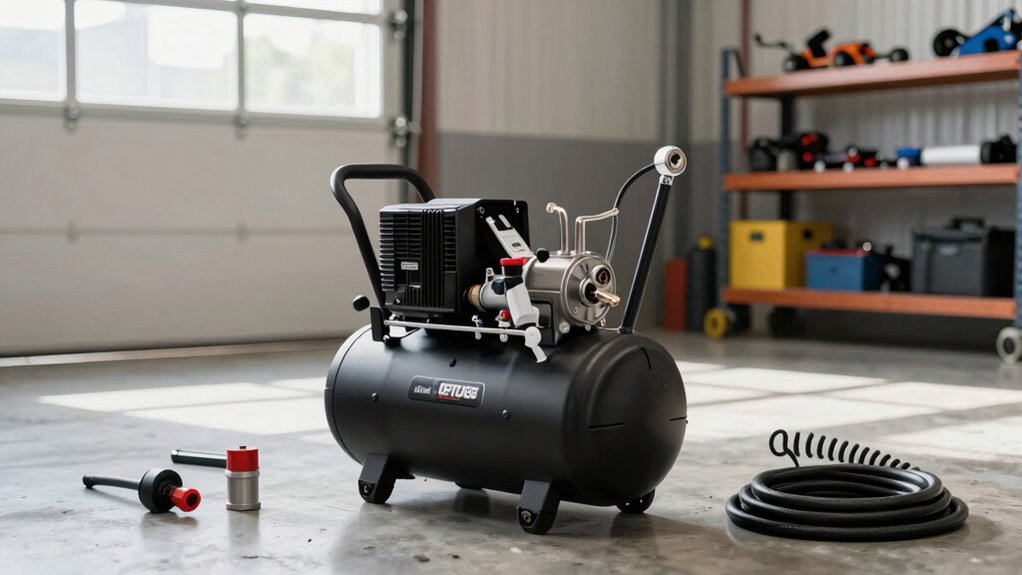 quiet indoor garage compressors