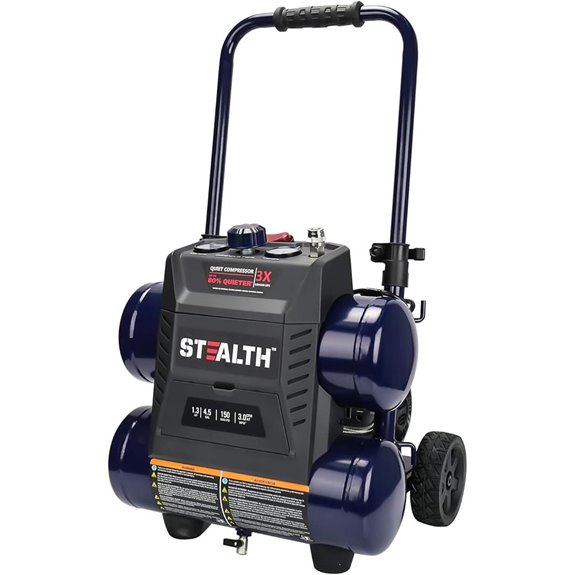 Stealth Quiet 4.5 Gallon Portable Air Compressor
