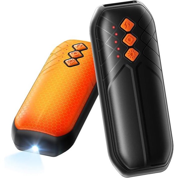 AI Rechargeable Hand Warmers 2 Pack with LED Lights
