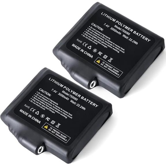 Rechargeable 7.4V 3000mAh Battery for Heated Gloves