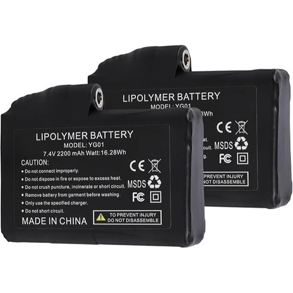 Rechargeable Li-Polymer Battery Pack for Heated Gloves