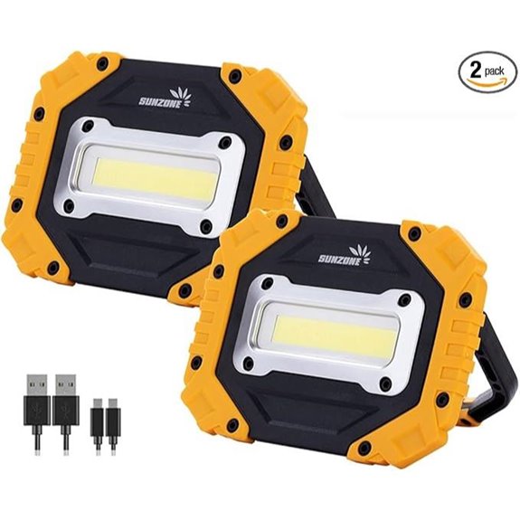 Sunzone Rechargeable Magnetic LED Work Lights (2 Pack)