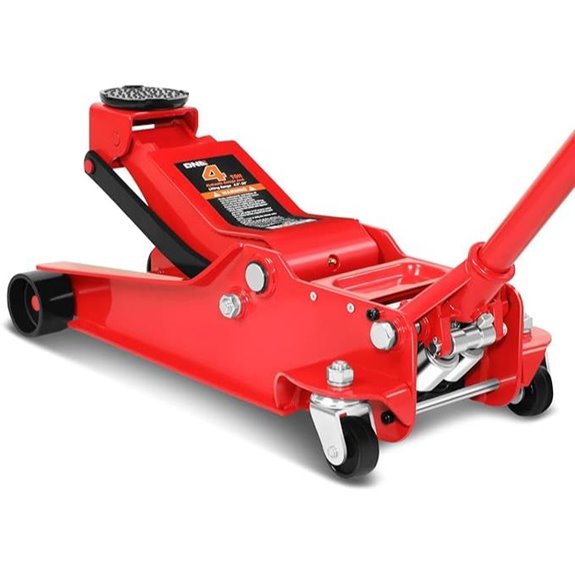 DNA Motoring 4 Ton Hydraulic Floor Jack Red