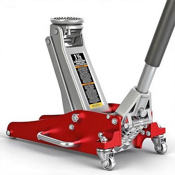 Big RED 1.5 Ton Aluminum Racing Floor Jack