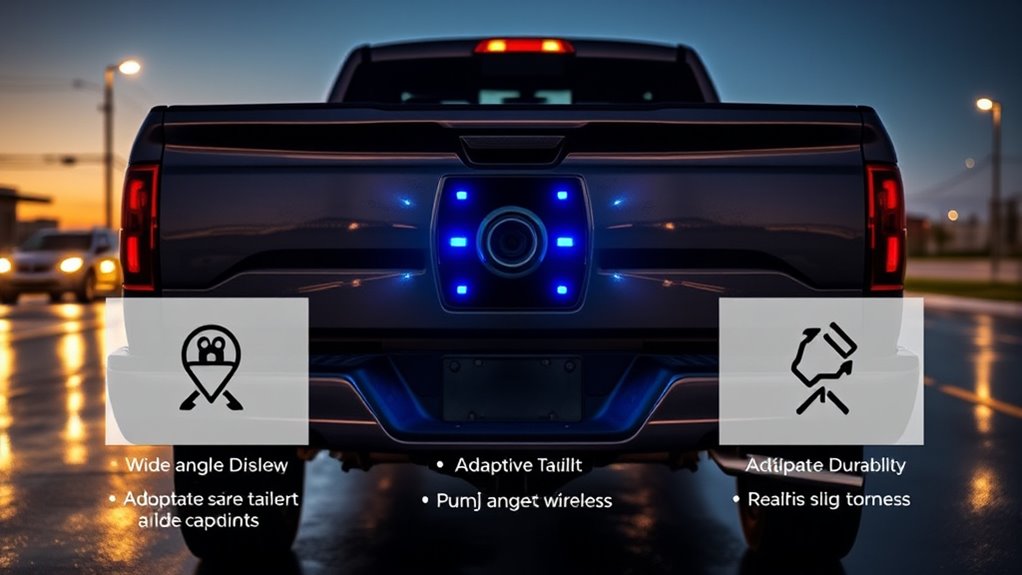 reliable weather resistant towing camera