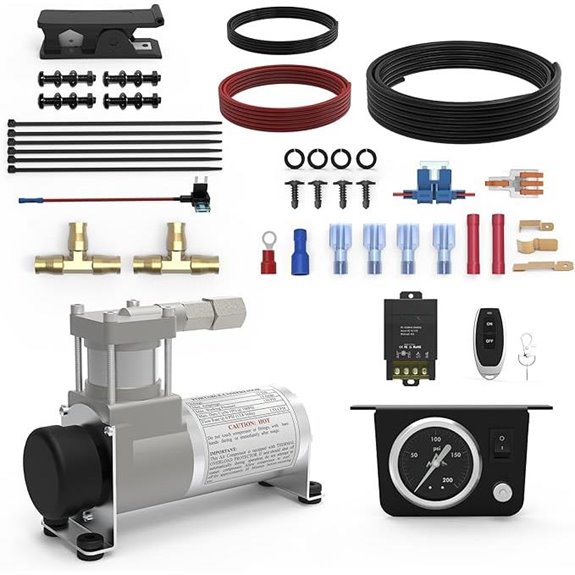 Universal On-Board Air Compressor System with Remote Control