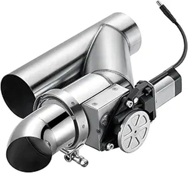 Electric Exhaust Cutout Kit with Remote Controller