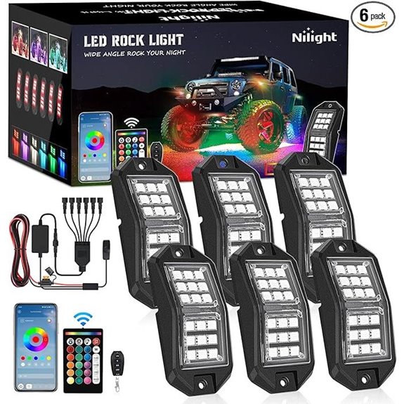 rgb rock light kit
