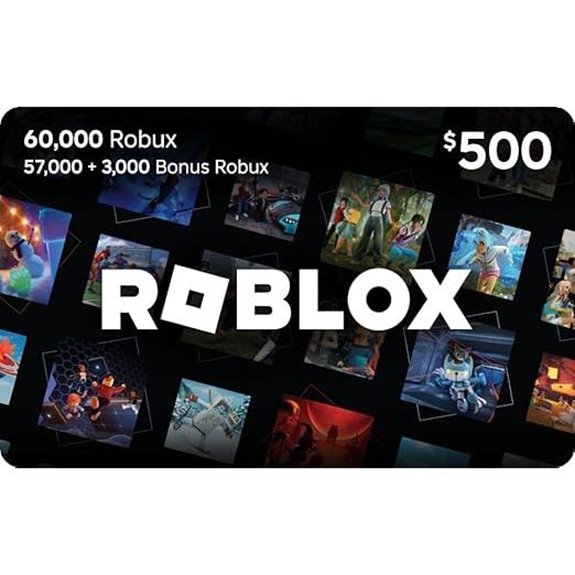 Roblox Digital Gift Card with 60,000 Robux