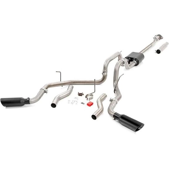 Rough Country Dual Cat-Back Exhaust for 2009-2014 F-150 2WD/4WD | V8-96010