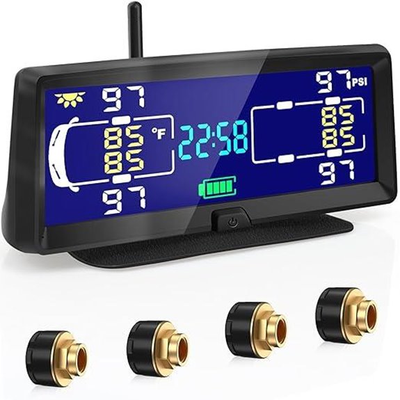 Hieha Solar RV Tire Pressure Monitoring System