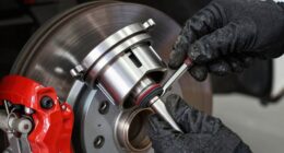 safe brake piston compression