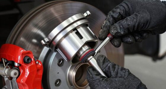 safe brake piston compression