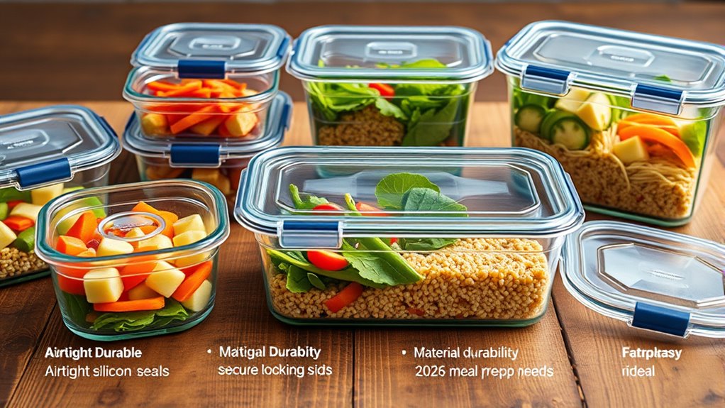 safe durable leak proof containers