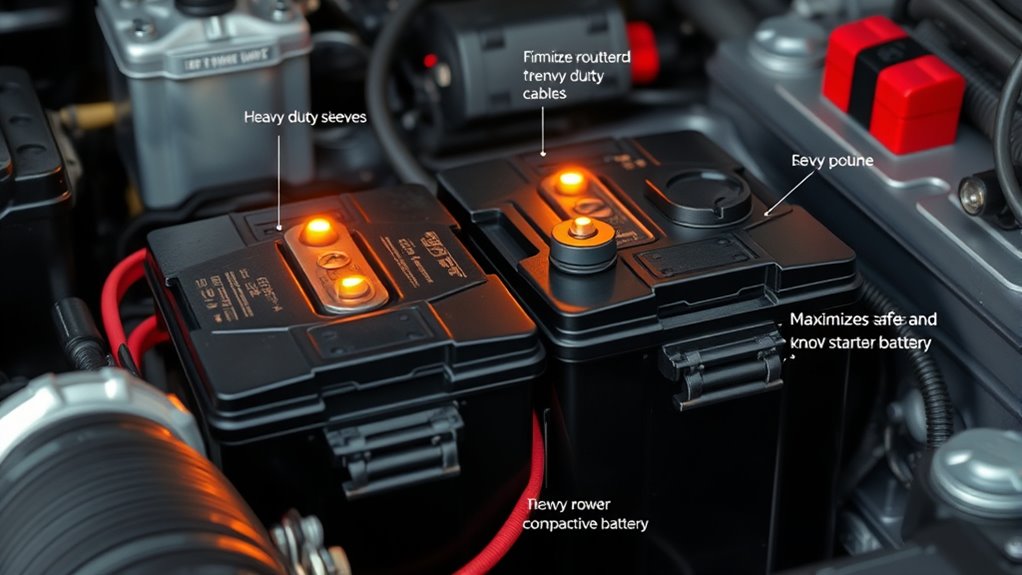 safe secure battery installation