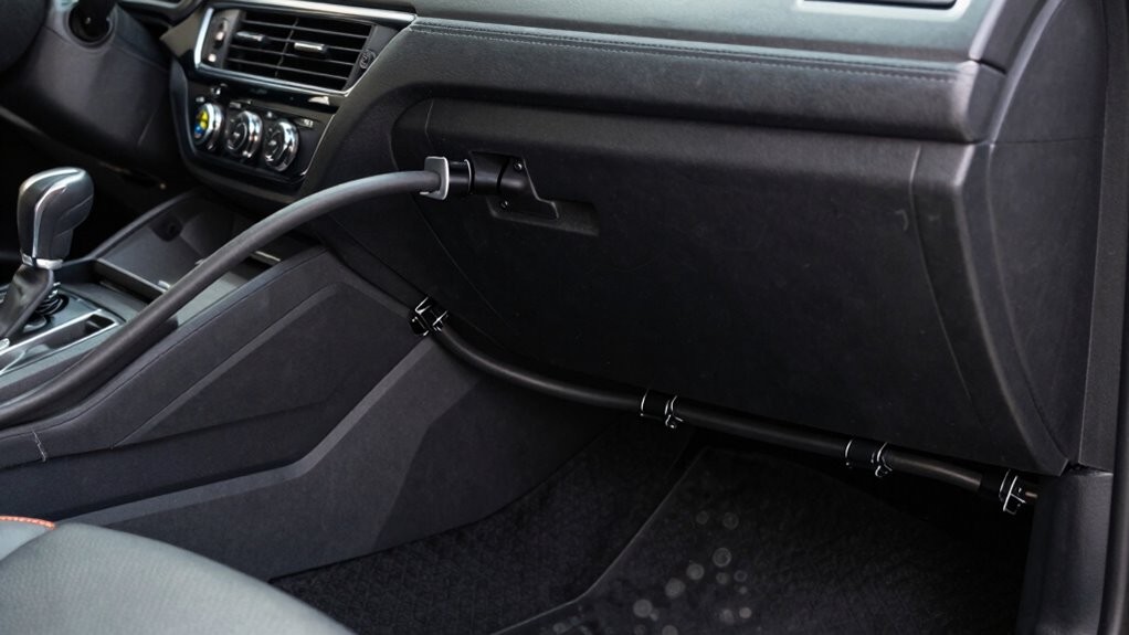 secure cable routing technique