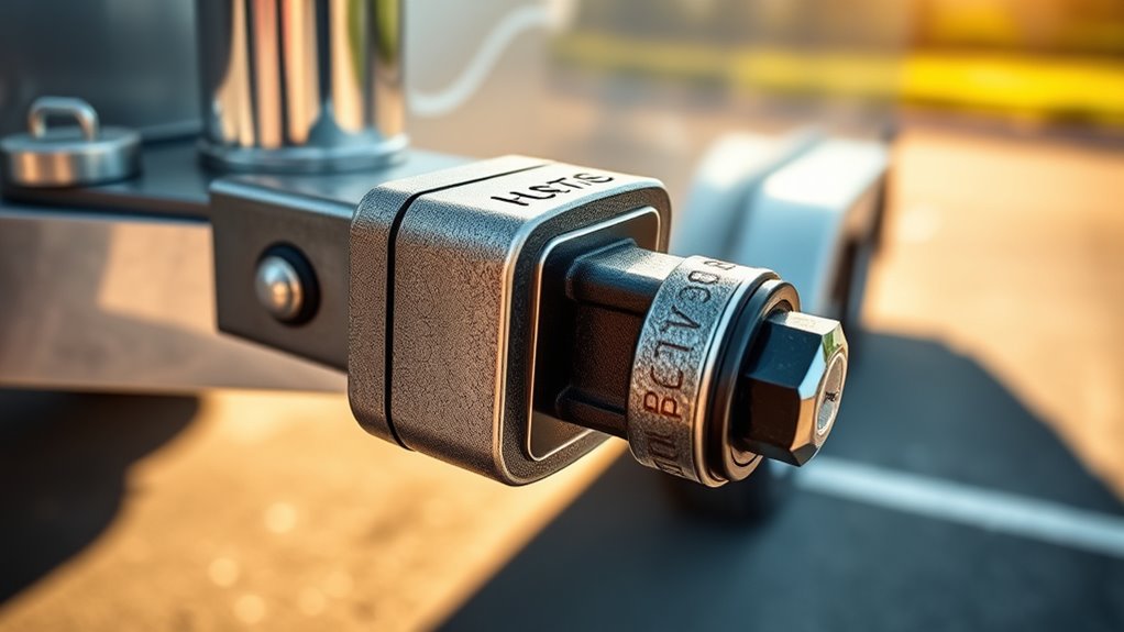 secure durable trailer lock