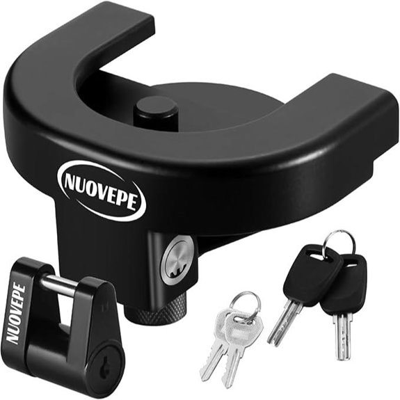 Heavy Duty Trailer Hitch Lock Kit