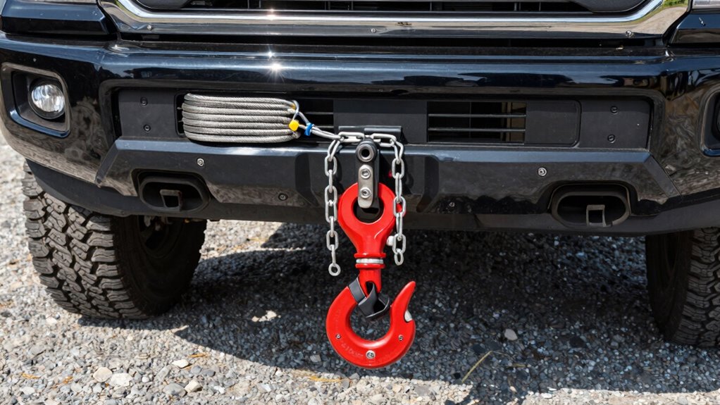 secure recovery hitch connection