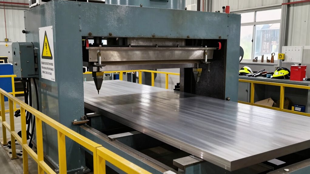 secure setup before pressing