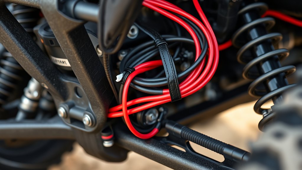 secure wiring from damage