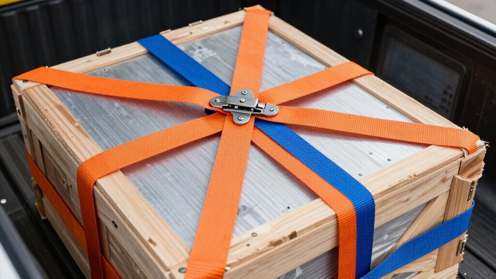 securely fasten cargo straps