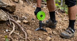 securely lift on uneven terrain