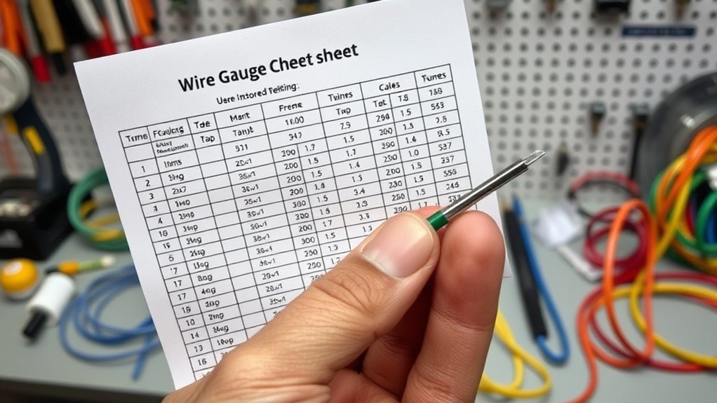 selecting appropriate wire gauge