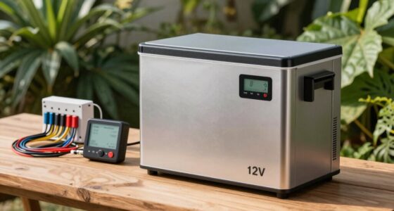 set fridge low battery