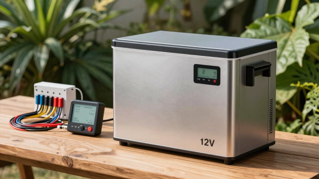 set fridge low battery