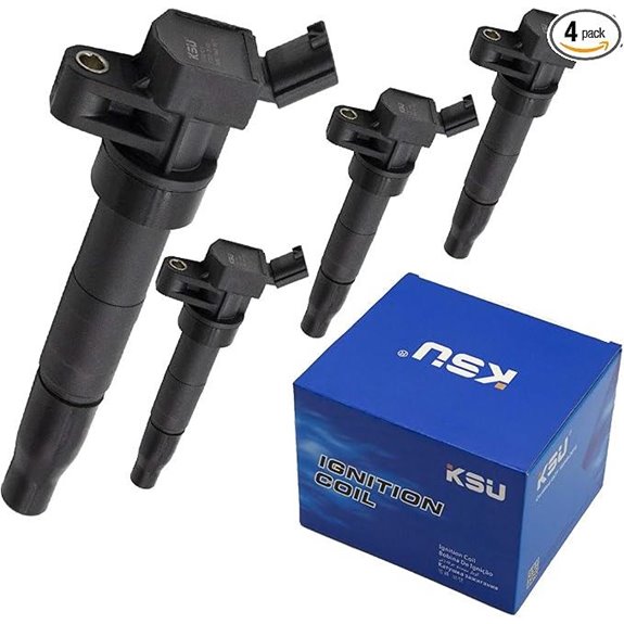 KSU Pack of 4 Ignition Coils for Hyundai/Kia