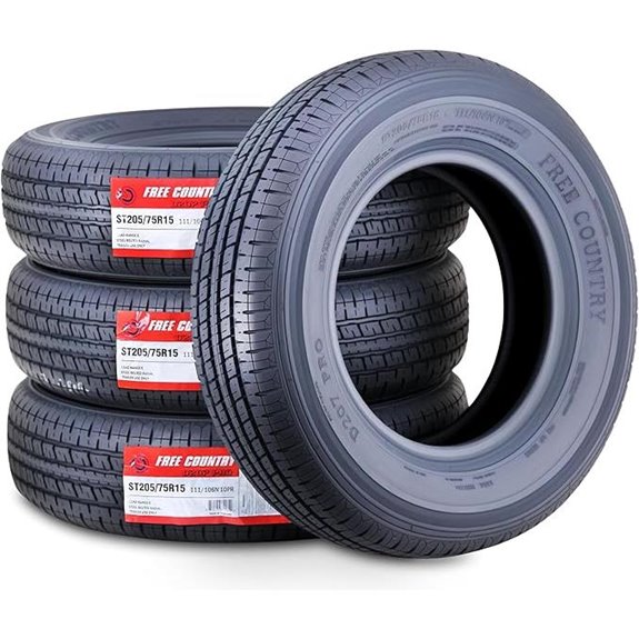 Libra Trailer Tires Set of 4 ST205/75R15 Radials