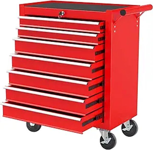 7-Drawer Rolling Tool Chest with Lock