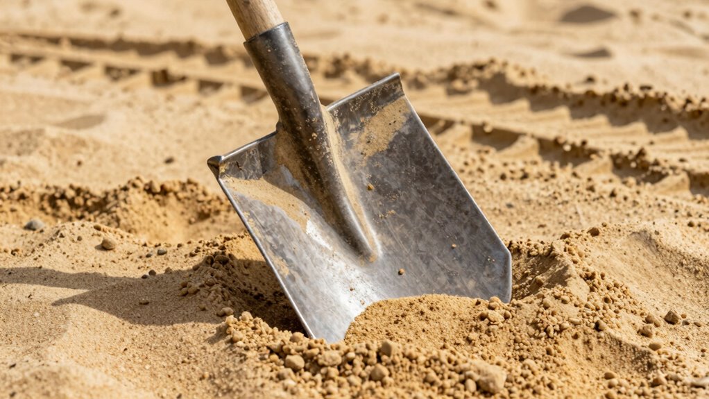 shovel method for traction