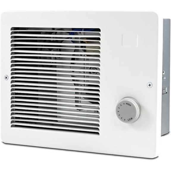 Wall Heater with Thermostat and Silent Motor