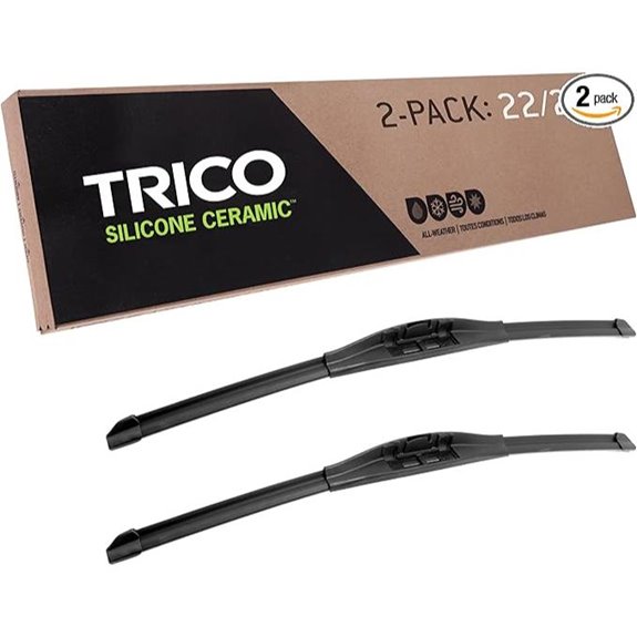 TRICO Silicone Ceramic Windshield Wiper Blades (Pack of 2)