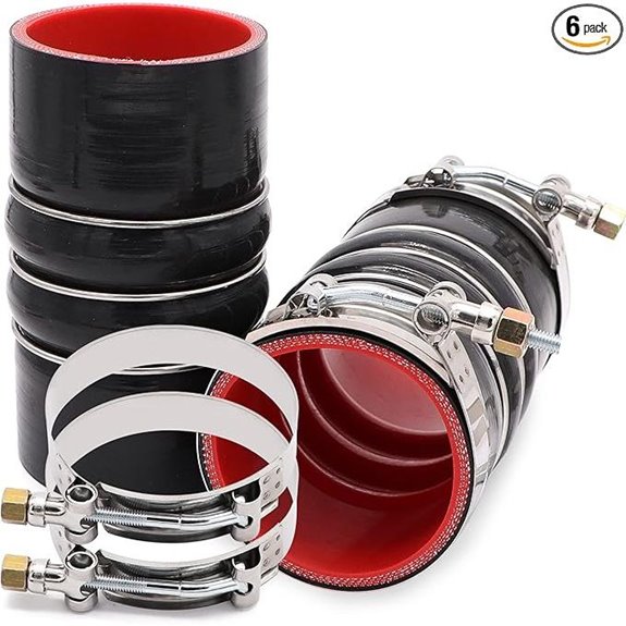 Silicone Charge Air Cooler Hose with Clamps (2PCS)