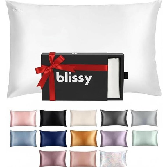 Blissy Silk Pillowcase for Hair & Skin (Standard)