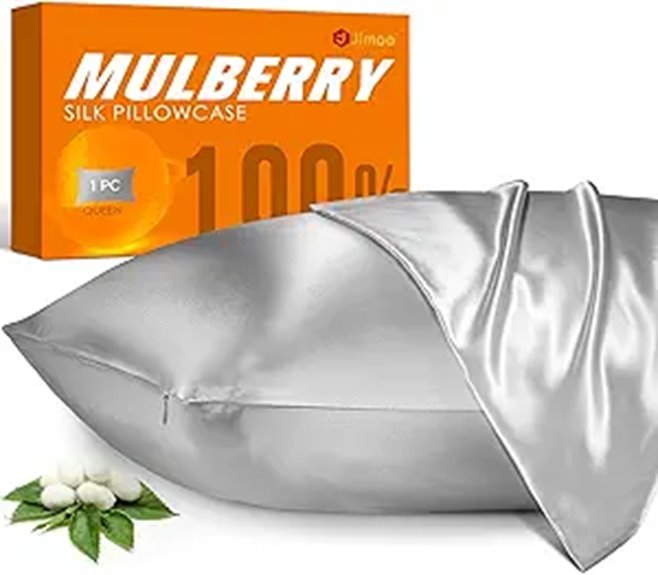Mulberry Silk Pillowcase for Hair & Skin (1 Pack)