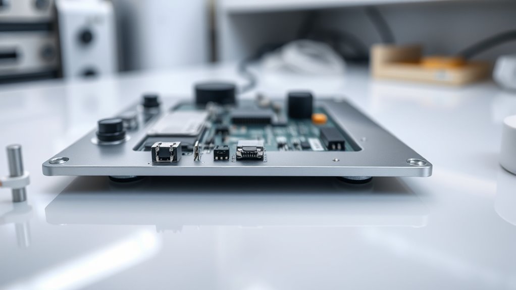 single point grounding minimizes noise