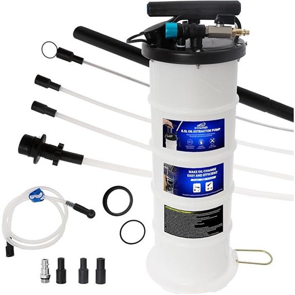 SIXIWANZI 6.5L Oil Extractor Pump with Storage