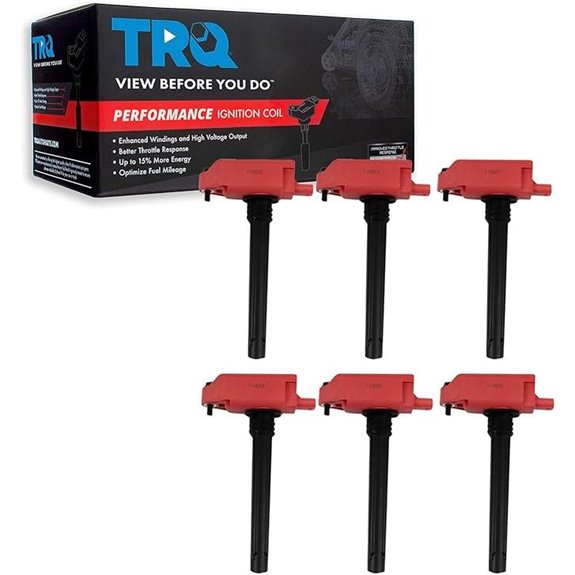 TRQ 6-Piece Ignition Coil Set for Chrysler & Jeep