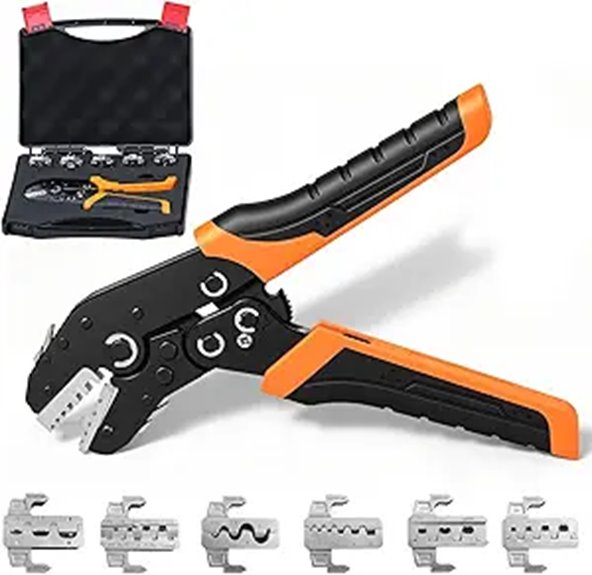 6-in-1 Crimping Tool Kit with 6 Dies