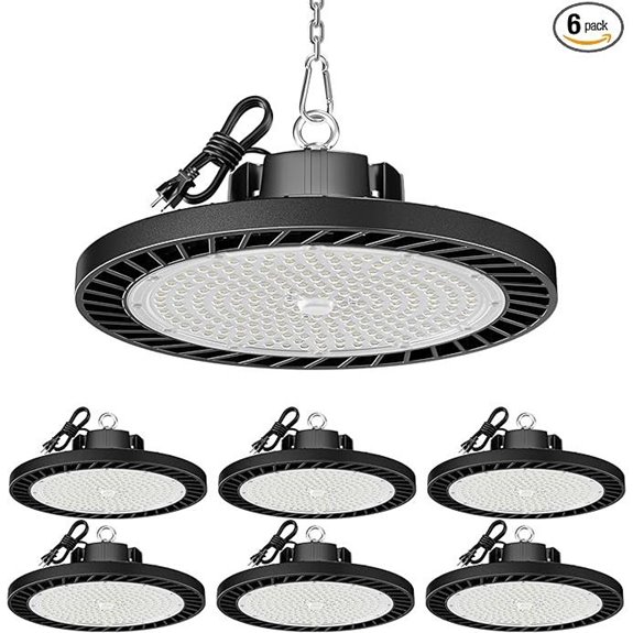 UFO LED High Bay Lights 6 Pack 150W 5000K