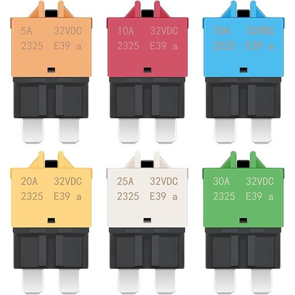 Nilight 6PCS Automotive Circuit Breaker Fuse Set