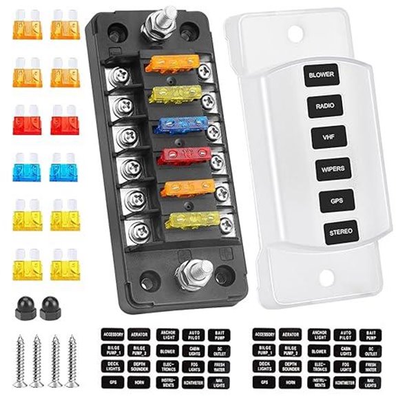 six slot fuse and bus