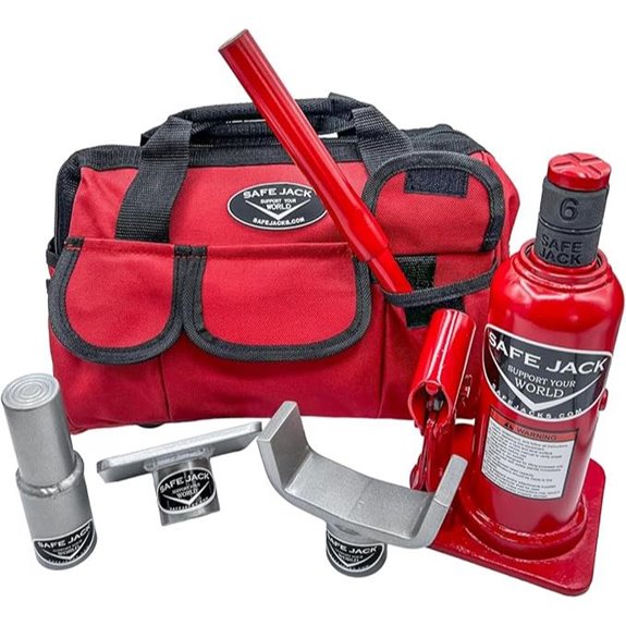Safe Jack 6 ton Starter Bottle Jack Recovery Kit - 37M-BB8