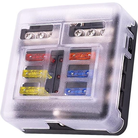 six way waterproof fuse block