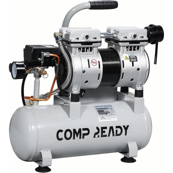 2-Gallon Quiet Oil-Free Air Compressor